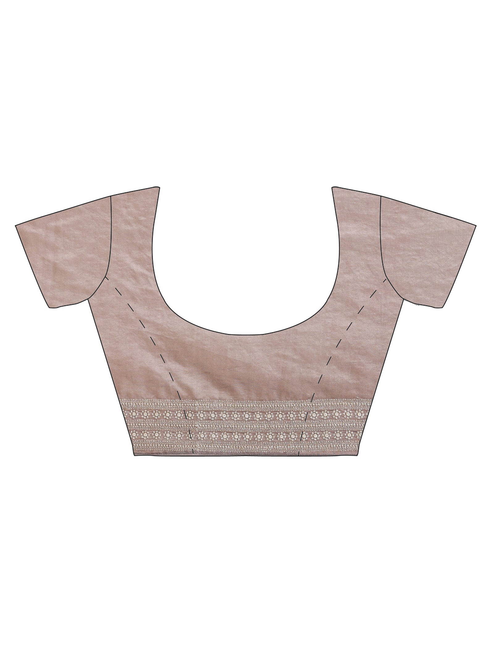 Pure Tissue by Organza Silk Saree | With Animal Motifs Embroidered